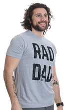 Rad Dad | Funny Cool Dad Joke Humor, Daddy Father's Day Grandpa Fathers T-shirt-(Adult,L)
