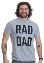 Rad Dad | Funny Cool Dad Joke Humor, Daddy Father's Day Grandpa Fathers T-shirt-(Adult,L)
